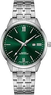 ساعة انالوج انيقة للرجال - سوار من الستانلس ستيل - ساعة كلاسيكية للازياء اليومية