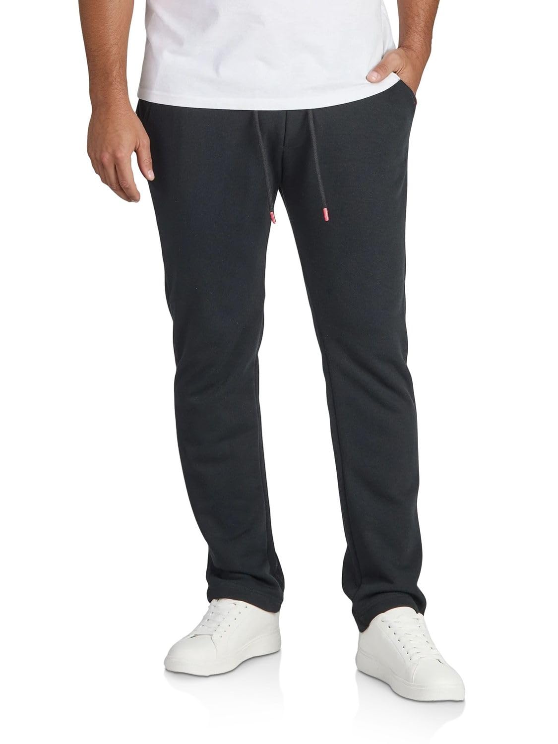 Riverso Jogginghose Herren – RIVGuido Sporthose, Regular Fit, 80% Baumwolle/20% Polyester, Schwarz