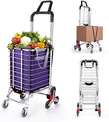 small rolling shopping cart