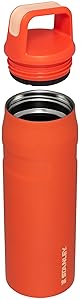 Stanley IceFlow Cap and Carry Water Bottle | Wide Mouth Twist Lid | Lightweight & Leakproof for Travel & Sports | Insulated Stainless Steel | BPA-Free