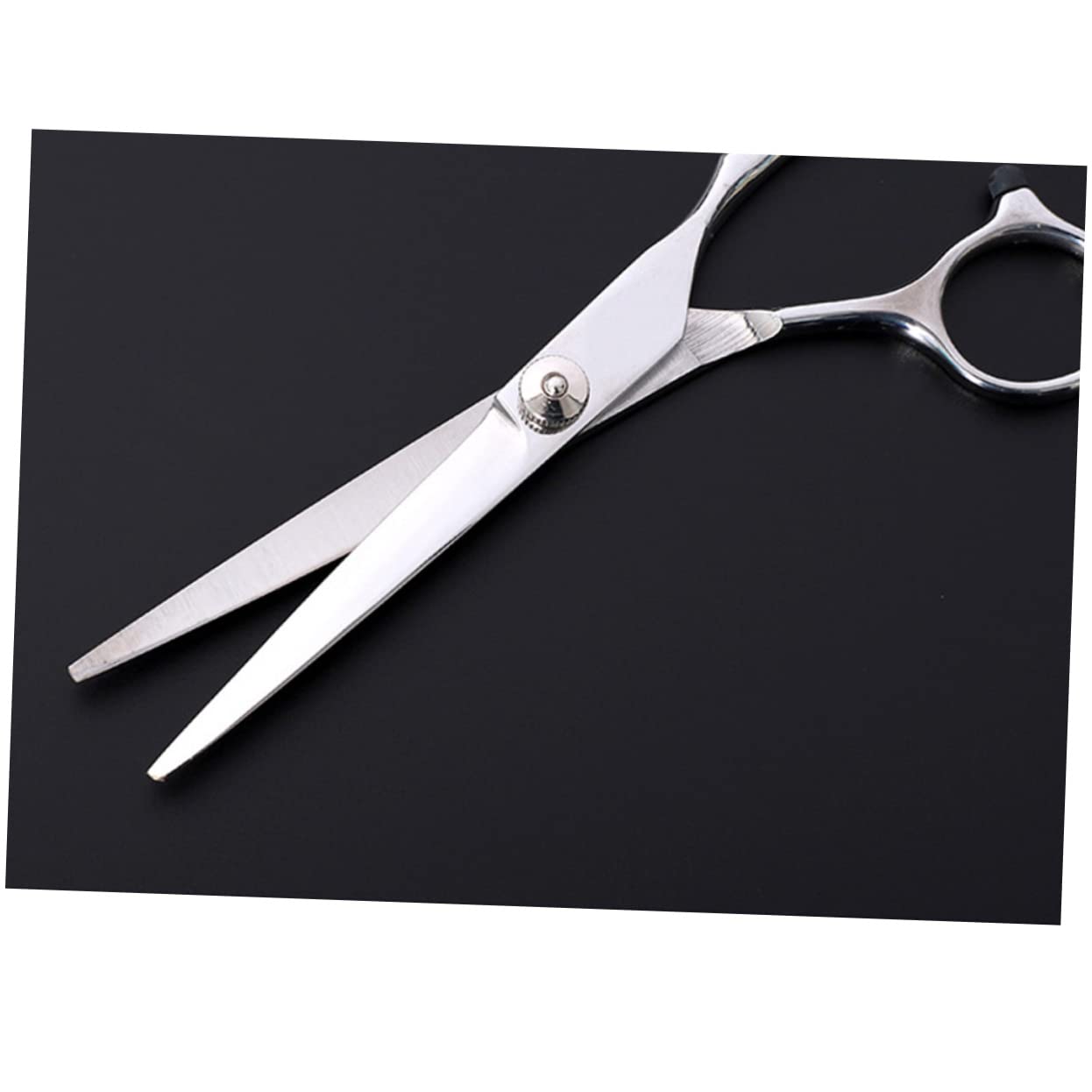 FOYTOKI 1Set Stainless Steel Hair Cutting Scissor Set Professional Grooming Tools for Hairdressing Barber Shops Home Use Durable Non Slip Design with Precision Cutting