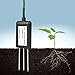 GLOGLOW IP68 Soil Sensor, Soil Temperature Meter with Analog Output for Greenhouse Irrigation Suitable for All Soil Types