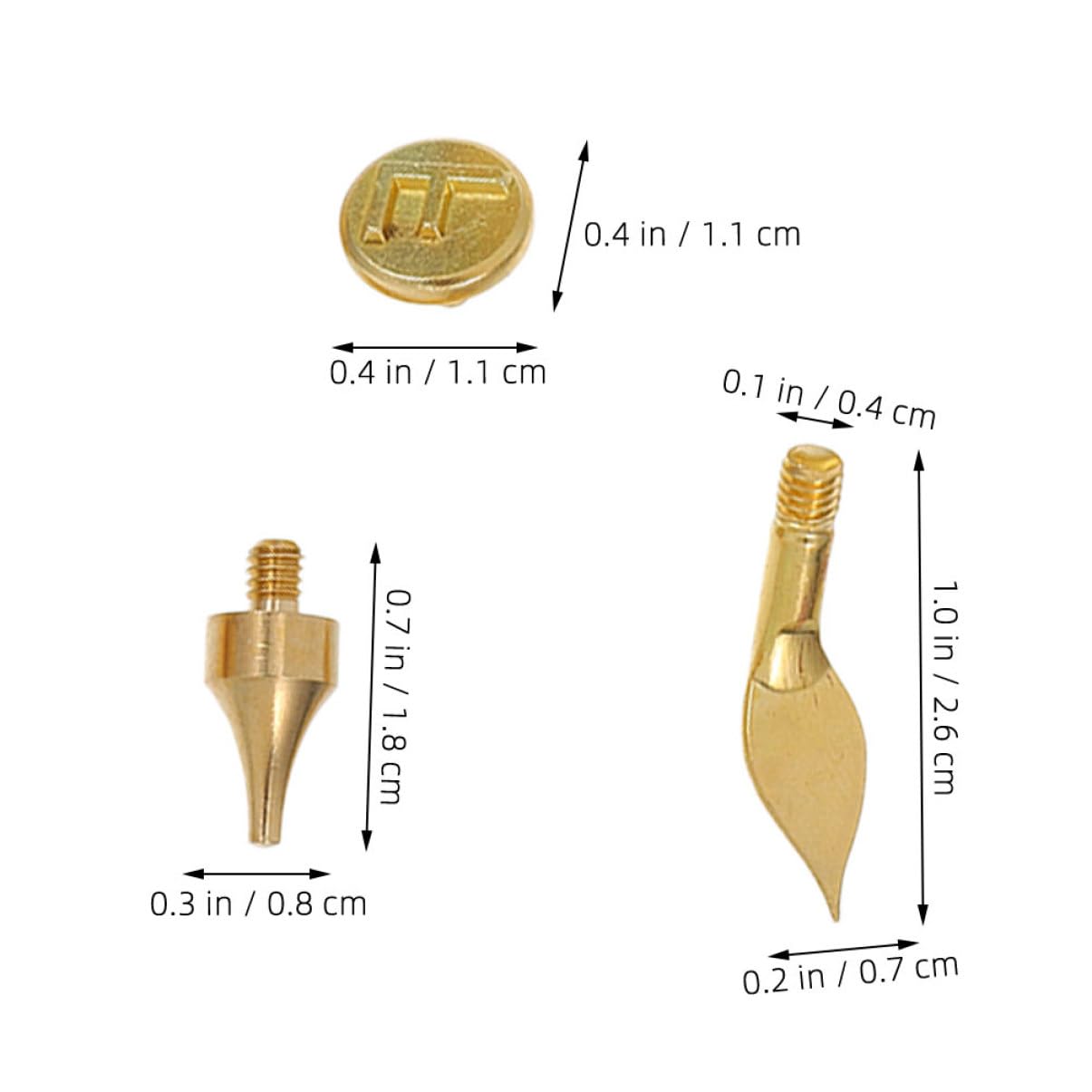 OSALADI Woodworking Crafts Burning Tips 1 Set of Alphabet Stamps for DIY Pyrography Letter Number Carving Tool