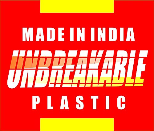 Image of Sthavir Unbreakable Plastic Krushi Multipurpose Ghamela /Tub | Multipurpose Utility Tub for Cleaning & Storage (27x27x10cm, 4.6 L, Blue) - Pack of 2