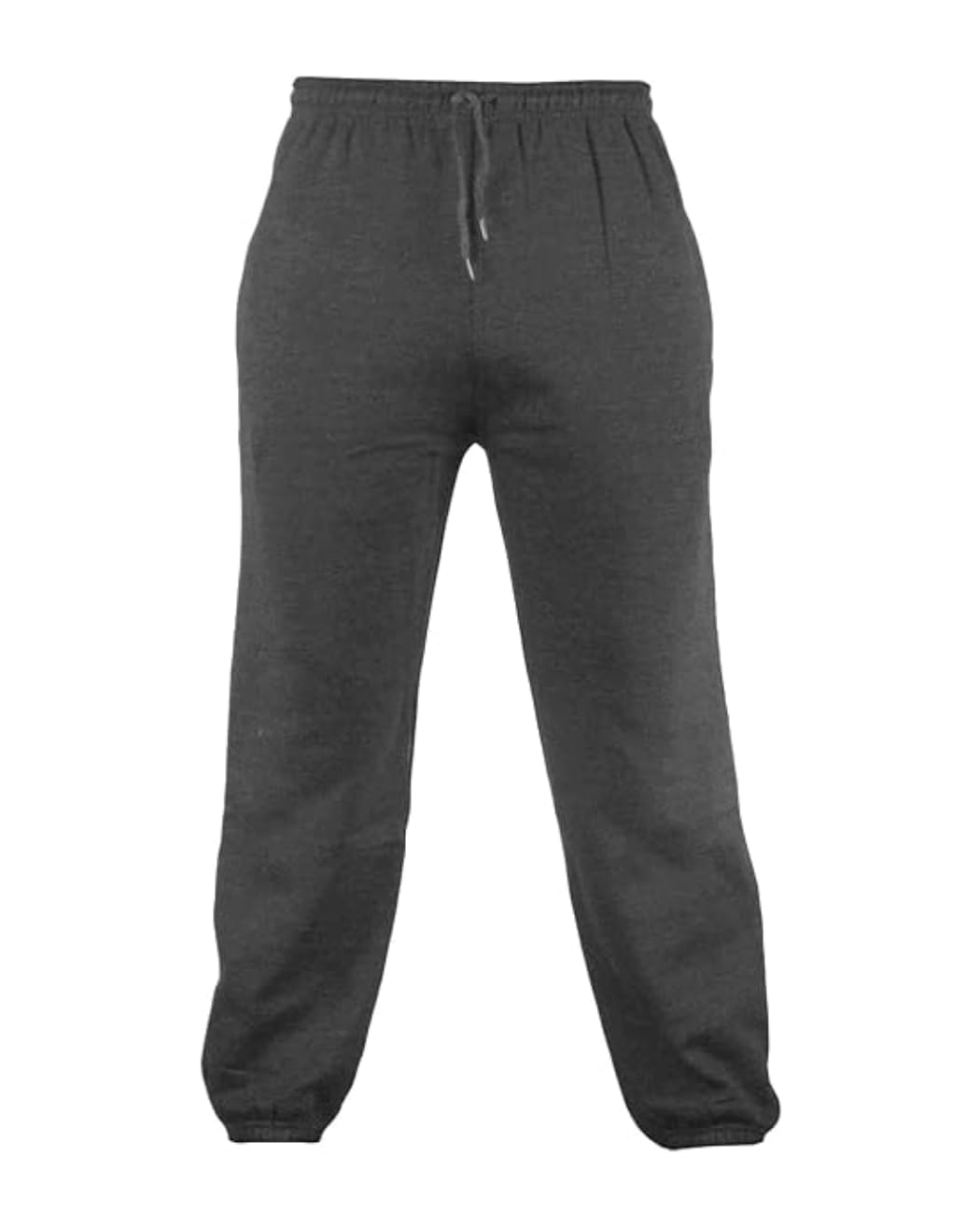 Fashion Lovers Men's Charcoal Warm Fleece Tracksuit Bottoms Elasticated Waist Cuffed Gym Pants Soft Thermal Lounge Trousers Cozy Casual Sweatpants Winter Activewear Uk Sizes S-5Xl