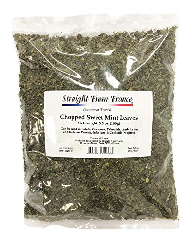 Straight from France Chopped Sweet Mint Leaves from France 3.53oz