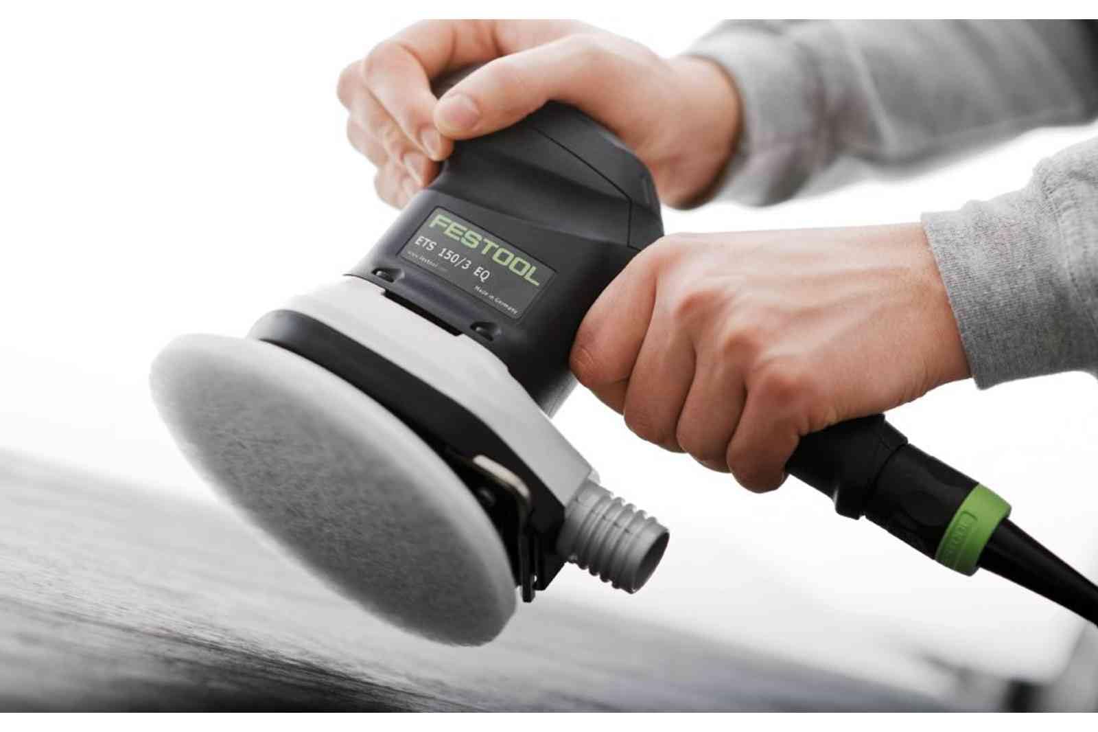 Festool Ponceuse Excentrique ETS 150/3 EQ-Plus, Plateau 150 mm | Ponceuse orbitale professionnelle 3 mm d'orbite - légère, ergonomique, avec aspiration intégrée