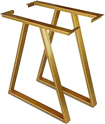 Base de Mesa Mirage para tampos de até 1,80m x 0,90m - dourado