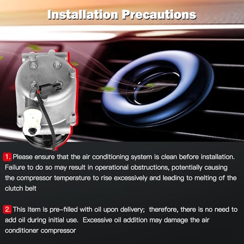 Image of Air Conditioning Compressor for Mercury Mountaineer for Lincoln Aviator