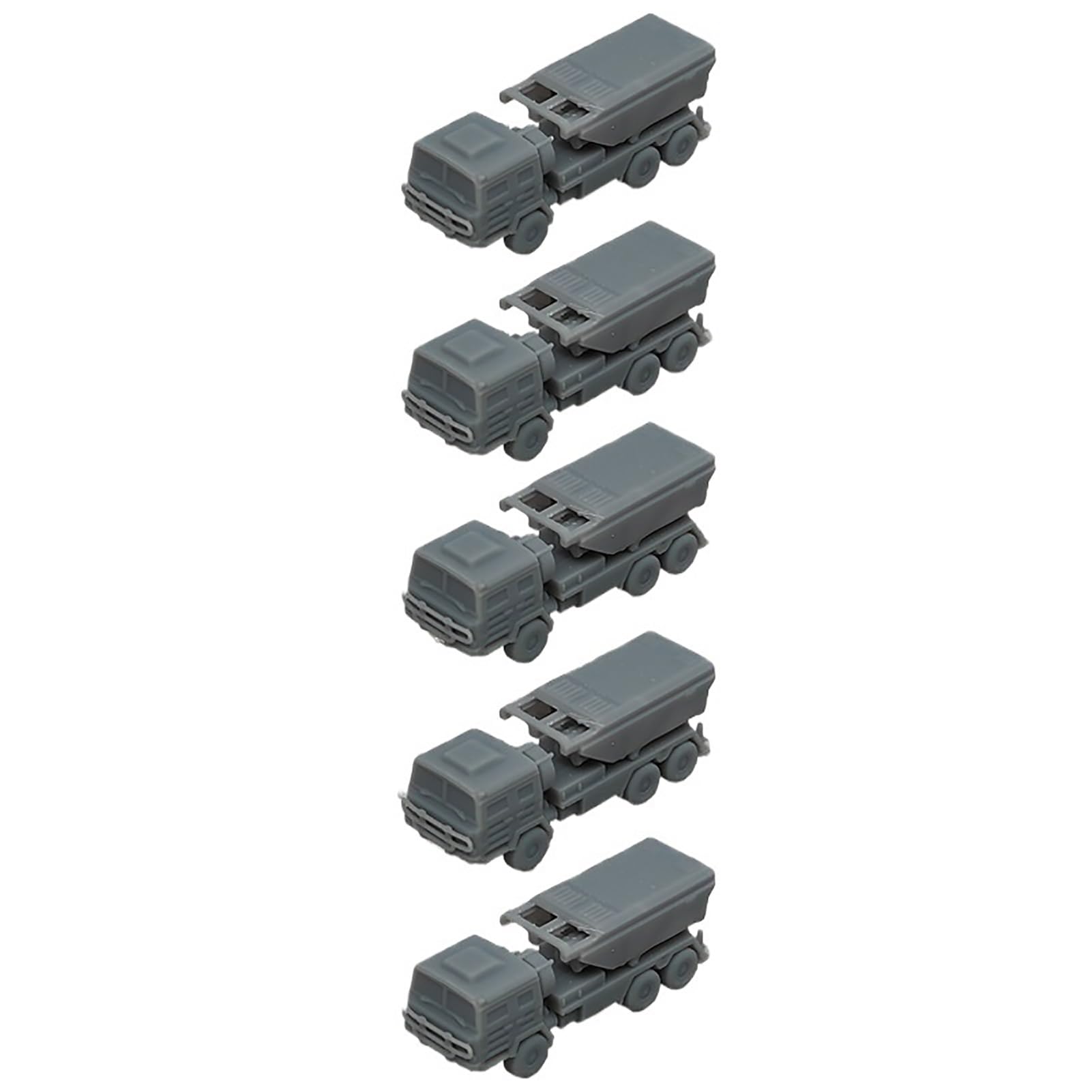 5PCS DIY Model SR-5 Long-Range Rocket Launcher Model Wheeled Armored Artillery Vehicle 1:700 1:350 Resin Model for Military Educational(1/700 (1.27cm))
