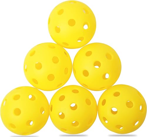 Pelotas de pickleball - Pelotas combinadas duraderas para interiores y exteriores