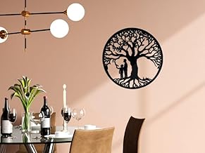 تابلوه حائط فني بتصميم شجرة الحياة العائلية