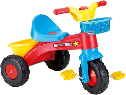 Miniatura 2 de : My First Trike Bike - Bicicleta colorida para niños con mango de control parental, duradera y segura, capacidad de 55 libras, niños y niños