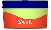 Vista 6 de S'well Recipiente de alimentos de acero inoxidable, 10 onzas, brisa de isla, construcción duradera de una sola pared, sin BPA, apto para lavavajillas