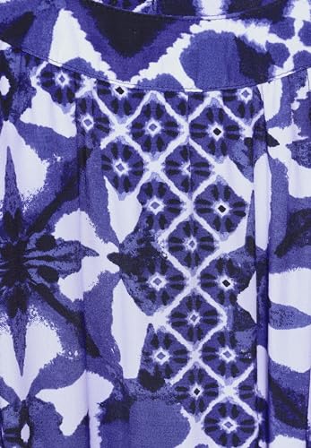 Robe maxi à imprimé Street One longue robe été violette bleue 42