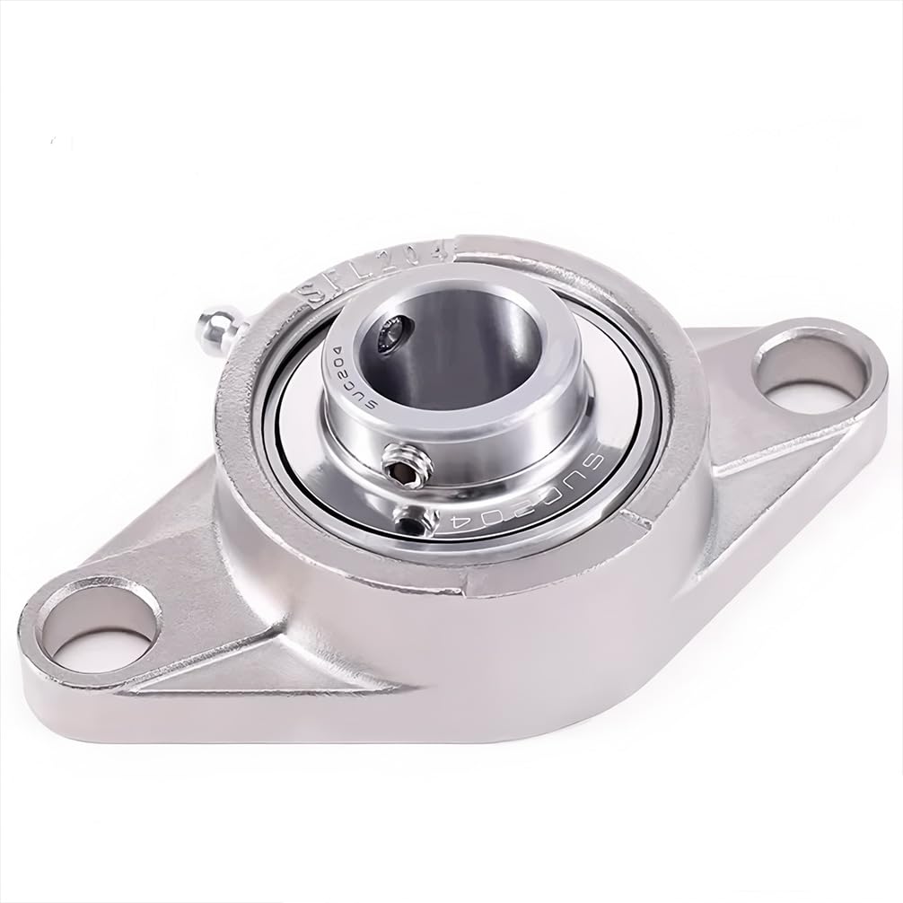 1 cuscinetto a sfera esterno SUCFL312 inner60 in acciaio inox con sedile