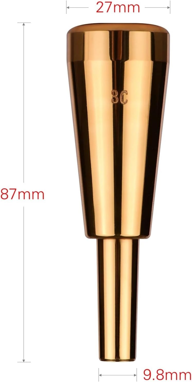 3Cトランペットマウスピース 厚型 重め 標準トランペット用楽器アクセサリー