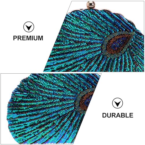 Pochette de soirée pour mariage sac à main perles et paillettes