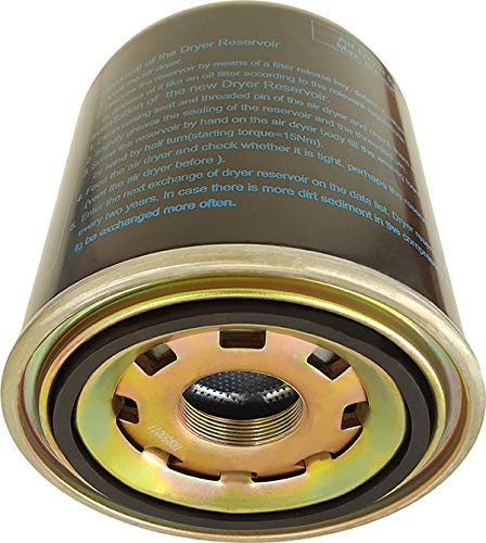 BSWParts 950011 Air Dryer Filter Cartridge for Truck - R950011 WA109994 R109994 109994 Compatible with Bendix, Haldex, Donaldson & Meritor WABCO System Saver 1000 & 1200 (2 Pack)