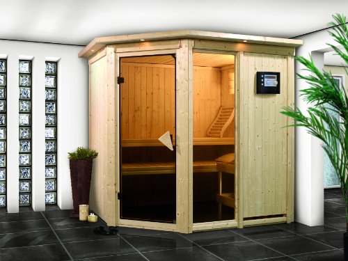 Fiona 1- Karibu Sauna ohne Ofen- ohne Dachkranz