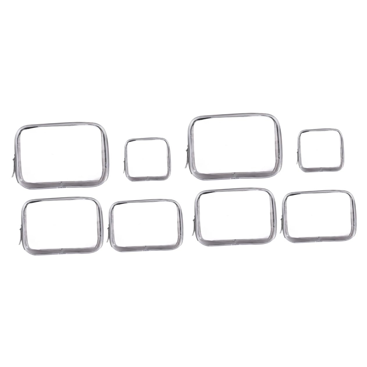 Beavorty 2 Set Di Robuste Borse Per Cosmetici Con Cerniera Per Organizzare 4 Pezzi * 2