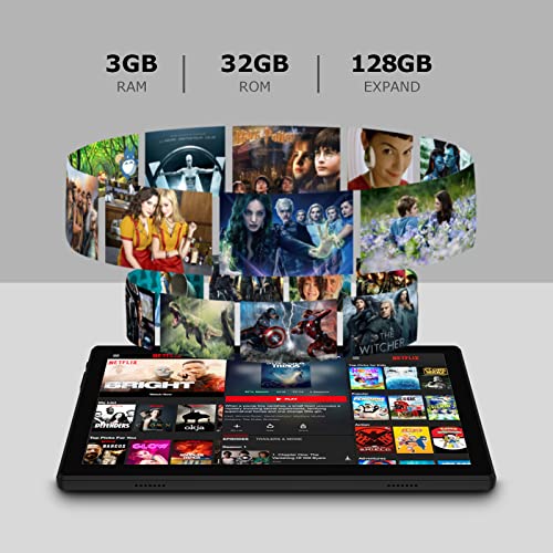 Aaub Tablets 10 Inch Android Tablet, Octa-Core, 5G Wifi 1080P Hd Touchscreen, 3Gb + 32Gb, 6000Mah Battery 13Mp Dual Camera Smart Tablet Pc, Bluetooth Gps 2023 New #TOP3
