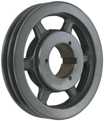 Browning 2TB94 Split Taper Sheave, Cast Iron, 2 Groove, A or B Belt, Uses Q1 Bushing