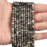[Superior Quality Materiral] - Our Natural Heishi Spacer Beads are AAA grade high quality stone beads with highly polished, smooth, shiny surface [Size & Quantities] - Genuine Real Natural Stone Heishi Spacer Beads. Bead Diameter: 4mm(0.015"), Height...