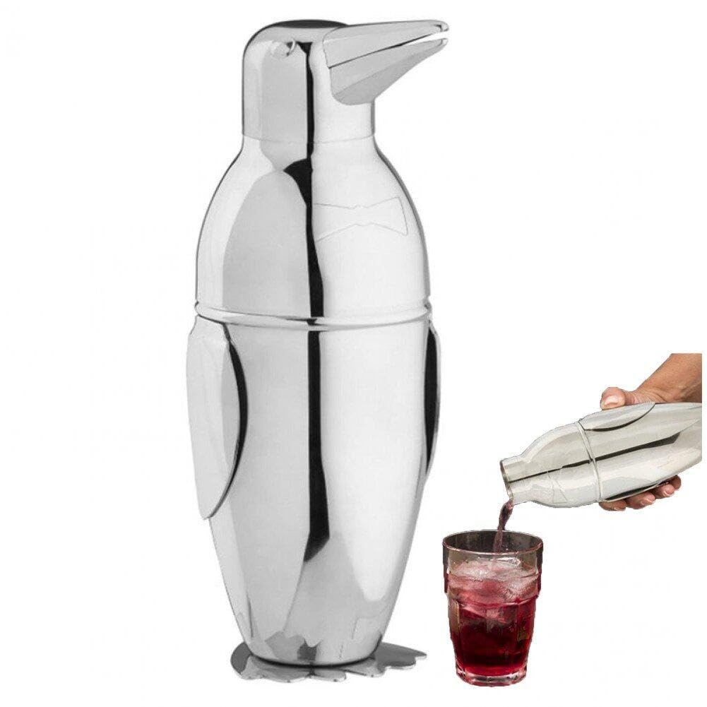 Coctelera acero inoxidable profesional para preparar bebidas y combinados de bar