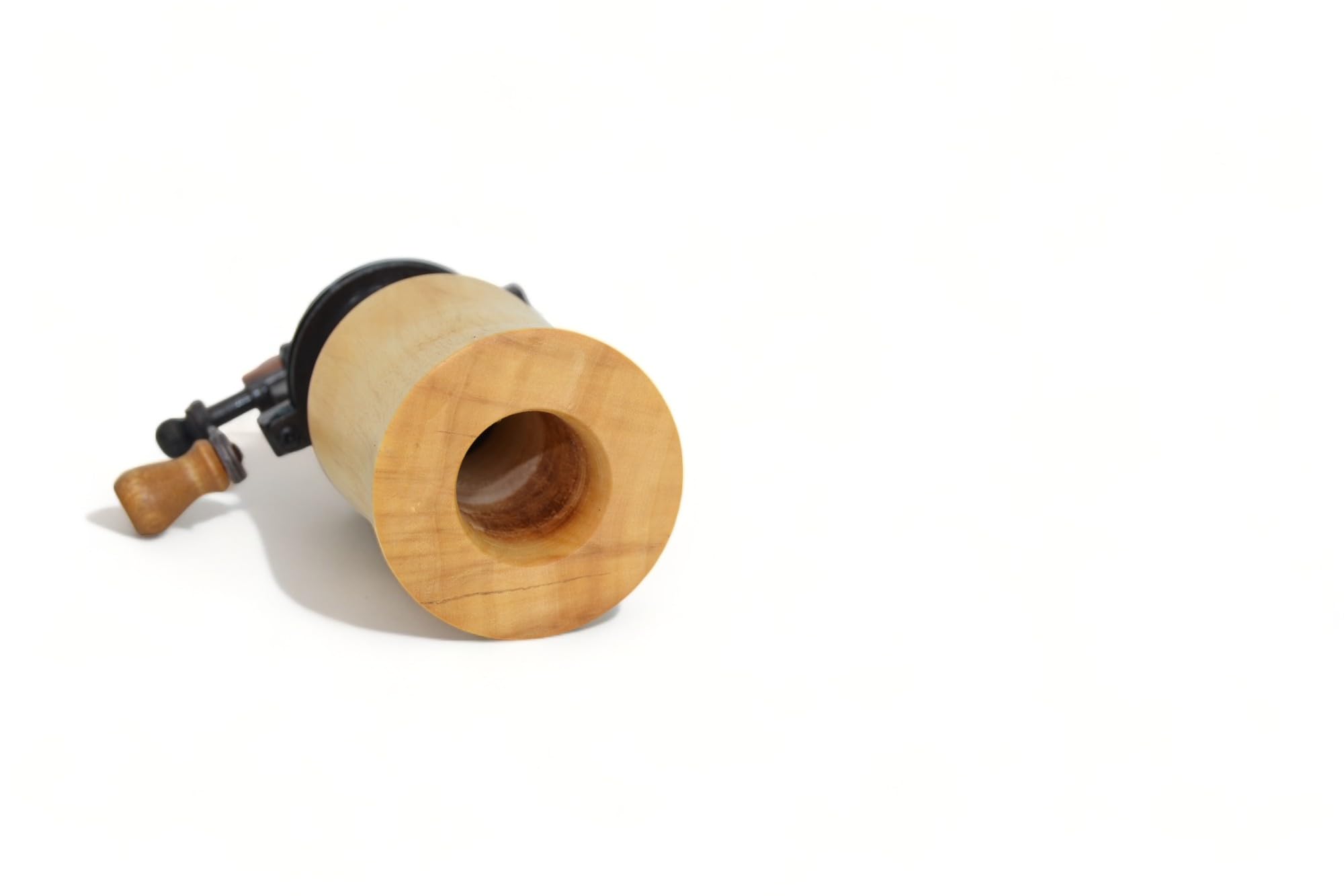 Holz Gewürzmühlen Set - Gewürzmühlenset - mit Kurbel Walnuss Pappel Geschenk handmade Pfeffermühle Salzmühle Handarbeit Unikat Made in Austria Salzmühle Pfeffermühle Geschenkidee Massivholz