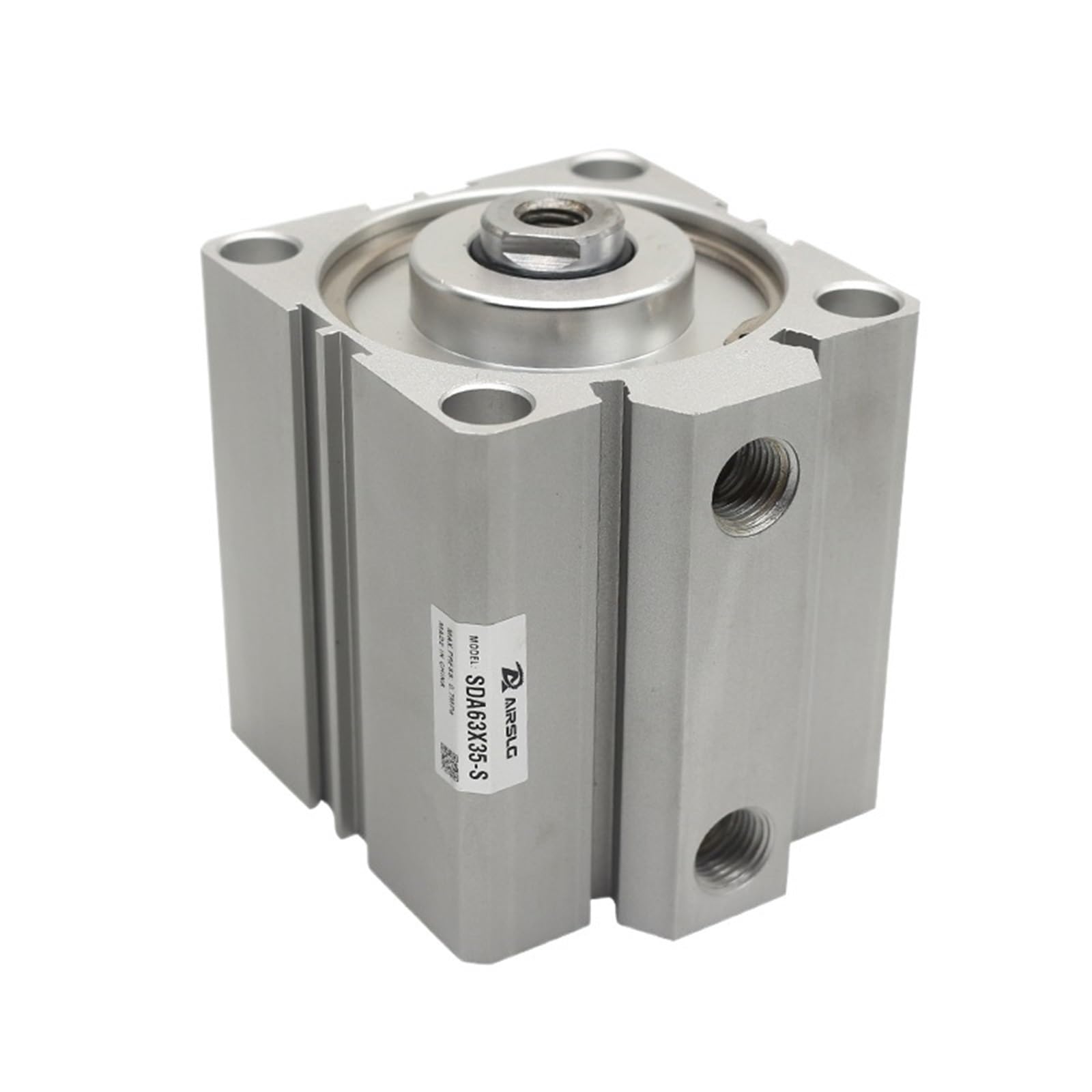 Square air Pneumatic Cylinder SDA Double Acting Compact Cylinder SDA20 Bore 20mm Stroke 5-50mm Female/Male Thread(SDA20-15)