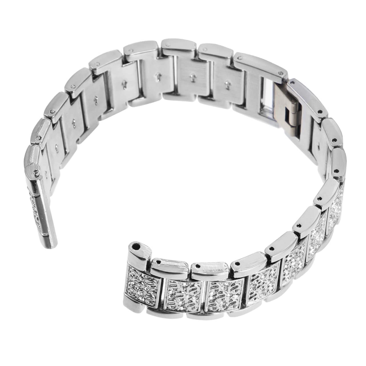 Correa rhinestones para mujeres de alta joyería banda elegante y resistente de diseño 8