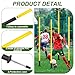 Rainmae Slalomstangen Fussball Set Slalom Poles 4 Slalom Stangen mit Federgelenk Sprunghafte für Koordinationstraining, Slalom, Fußball, Hundesport Gelb 150 cm