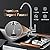 WINGSOL WINGSOL Under Sink Water Filter with Faucet, 2-Stage Water Filter System Reduces Heavy Metals, Chlorine, Sediment, Improves pH & Taste, Remineralization, NSF 42&53 Certified Sink Water Filter