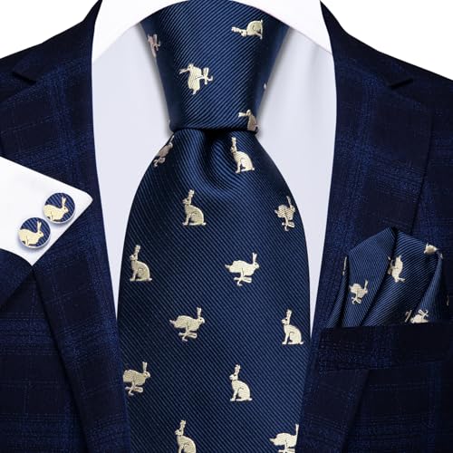 Image of Hi-Tie Men's Tie Sets Silk Paisley Striped Necktie Pocket Square Cuff-links Sets Wedding Business Holiday