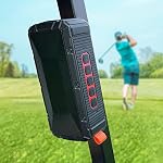 Dprofy Pro Haut-parleur portable de golf magnétique Bluetooth - Imperméable à l'eau sans fil IPX6/Shockproof 3rd Génération pour le chariot, 24 Heures de jeu, accessoires et cadeaux (noir)