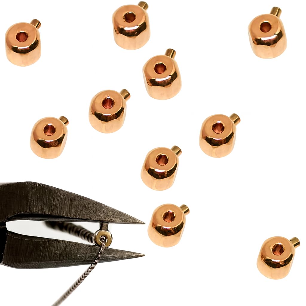 Amazon.co.jp: ワンプッシュ ワイヤー留め かしめ玉 【潰さない 潰し玉