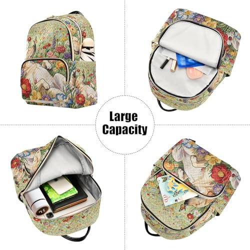 Sac à main pour ordinateur portable 14" matelassé fleurs