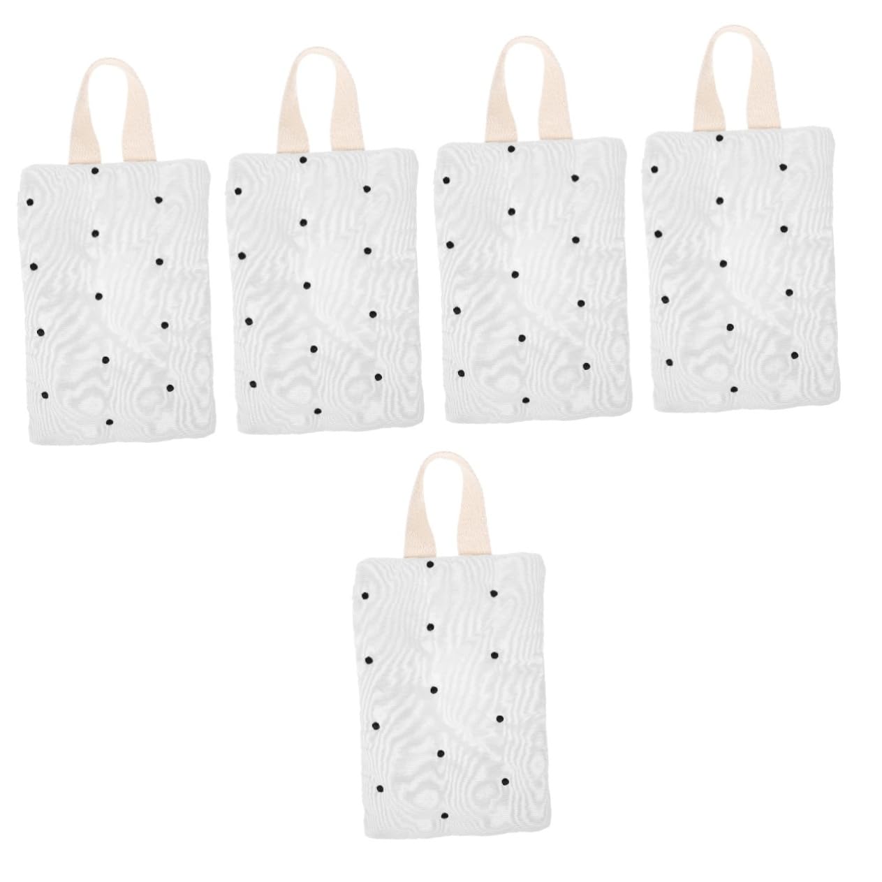 TOYANDONA 5pièces Pochette Distributeur De Lingettes Suspendue Pour Voiture Étui Pratique Pour Lingettes Humides Ou Tissus Accessoire De Voyage