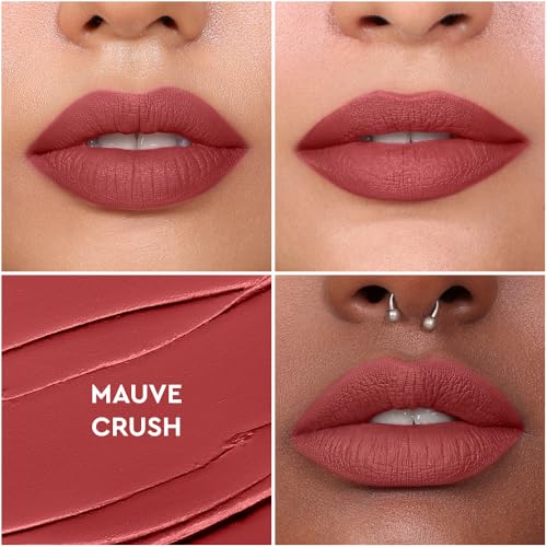 Image of Kiro Non-Stop Airy Matte Liquid Lipstick - Mauve Crush, 5ml (Pack of 2)