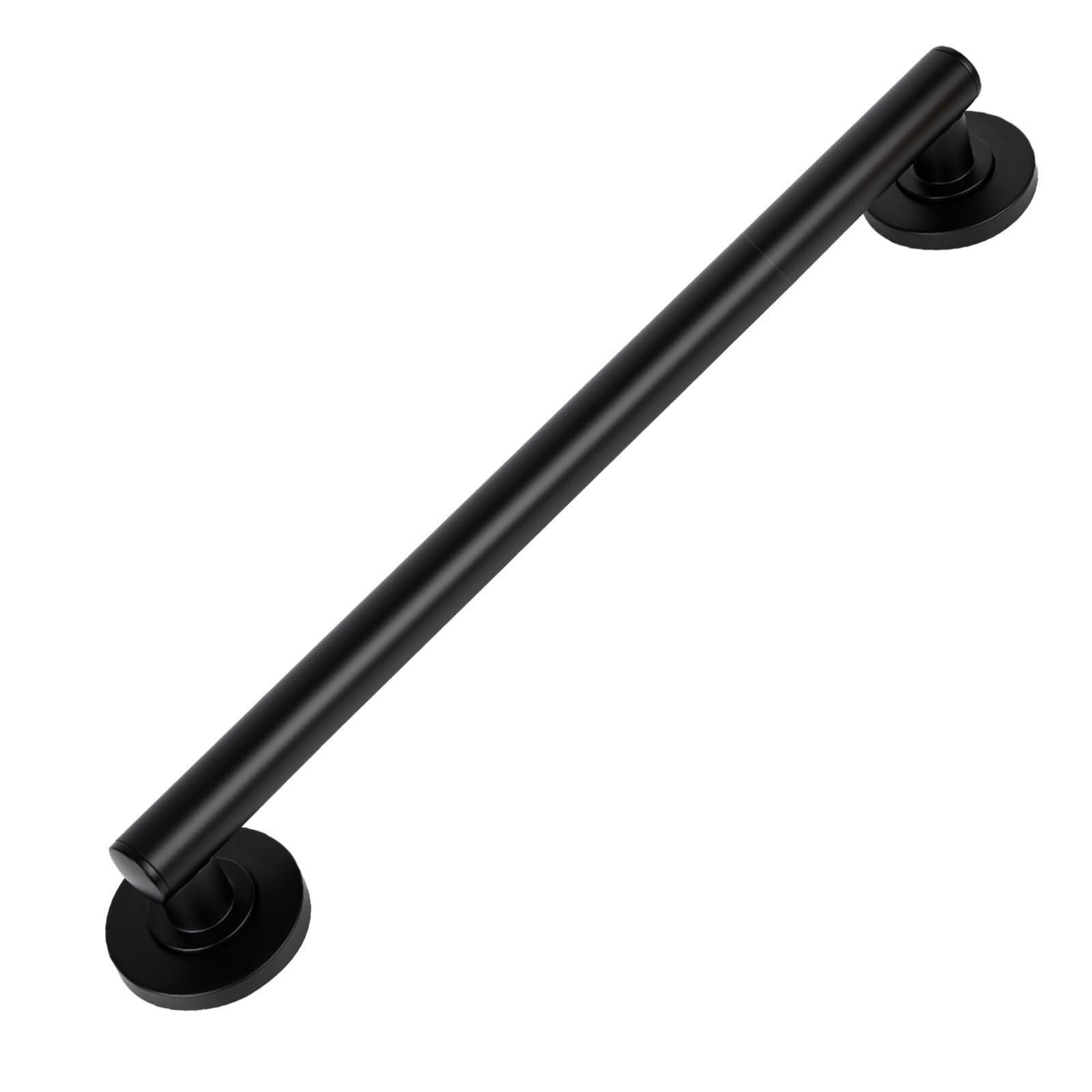 Barra de Apoyo para baño, Barras de Apoyo para Barras de Ducha de 12 Pulgadas, Acero Inoxidable, Montaje en Pared con Agarre moleteado Antideslizante, Barra Seni