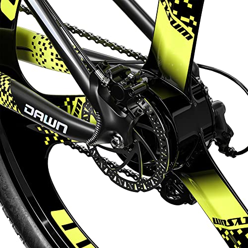 cysum Speedy Electric Bike, 29'' E-Mountain Bike with 48v 672Wh Lithium Battery, Range 100 km, Torque 75 Nm, 25 km/h, Hydraulic Disc Brake,E-MTB E-bike for Adults Men Women (Green) - Image 8