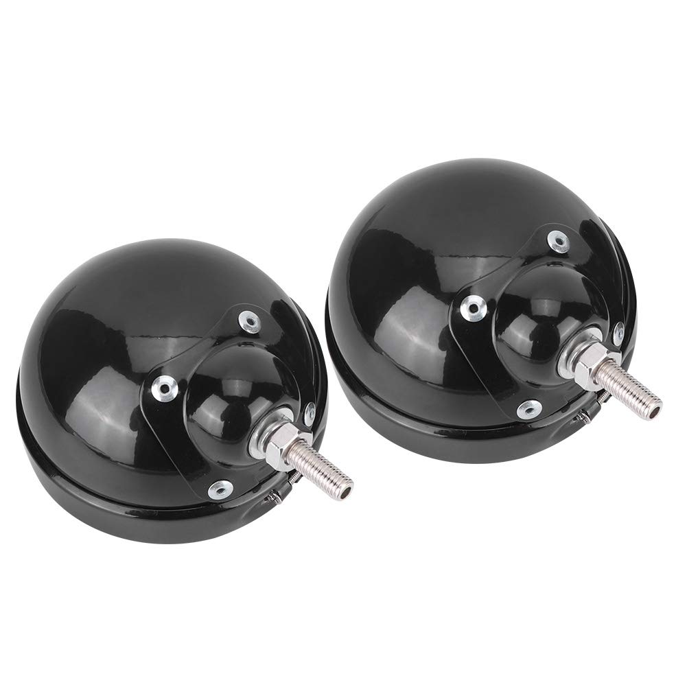 Qiilu 2 Ensembles de phares antibrouillard pour Motos, 4.5 Pouces, Coque en Alliage d'aluminium, G1p241