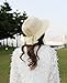 Home Prefer Womens Straw Sun Hat UPF 50+ Sun Protection Cap Wide Brim Bucket Hat