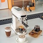 QJRGUY Coffee Espresso Machine Full Semi-automatic Small Milk Foam Household Office - Image 2