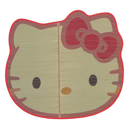 Amazon.co.jp: サンリオ(SANRIO) ハローキティ フェイス形い草ラグ