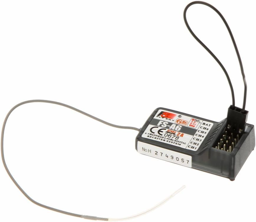 GoolRC 2PCS Flysky FS-A6 Receiver, 2.4G 10CH Receiver for Flysky i4 i6 i10 Transmitter : Toys & Games