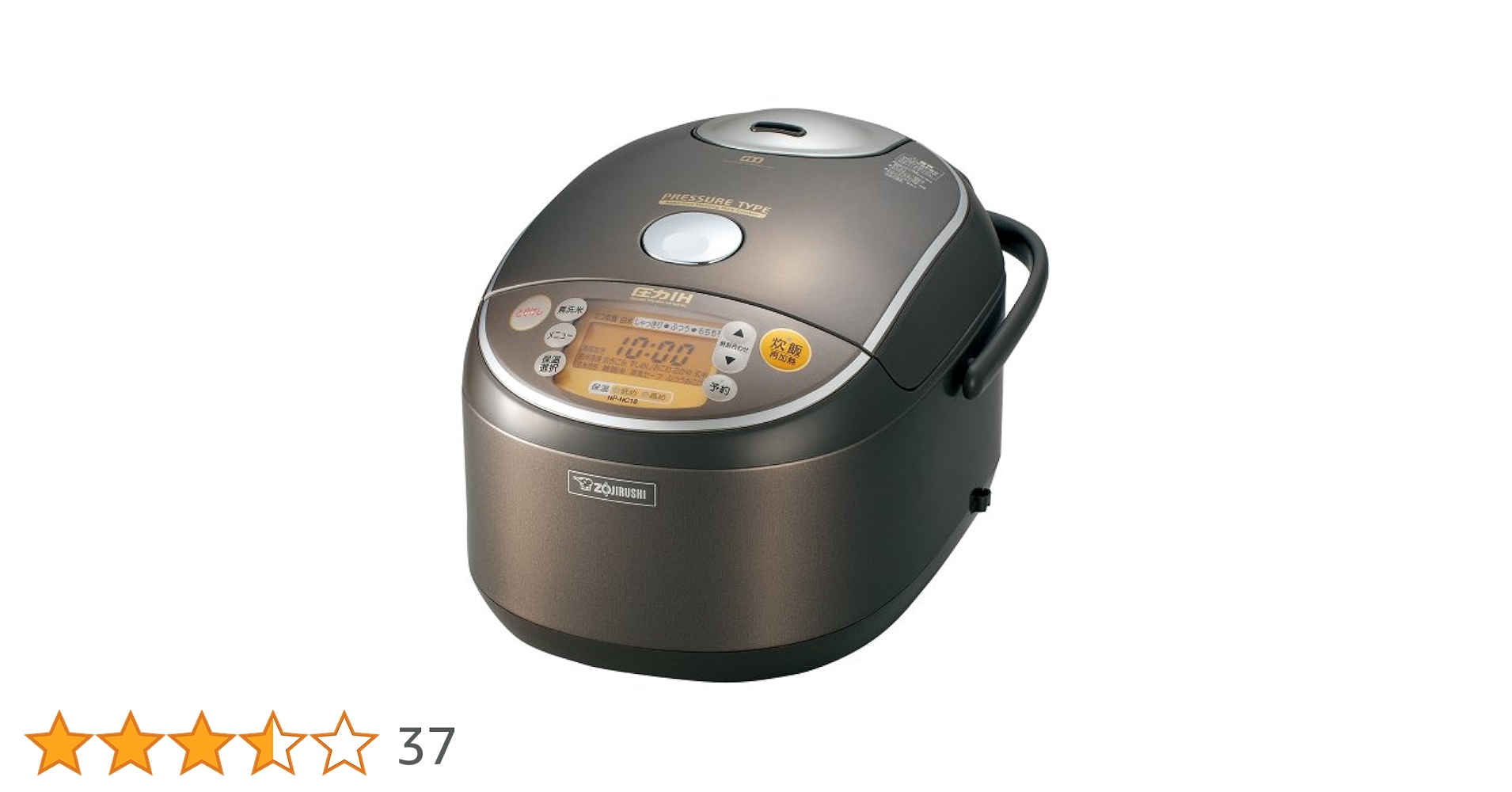 ZOJIRUSHI 象印 NP-VF18KM2-TA ブラウン 炊飯器 Amazon | 象印マホービン 炊飯器 1升ダークブラウン NP-ZU18-TD
