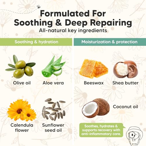 Image of 2pk Organic Nipple Butter for Cracked, Sore, Relief, Safe (Soothing, 2oz) | USDA, 100% Natural Clean Nursing Nipple Cream Safe for Breastfeeding, Breast Cream, Non Lanolin Balm, Postpartum Essential