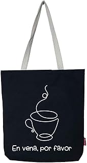 Hello-Bags. Bolso tote bag con cremallera, forro y bolsillo interior. Exterior: Algodón 100%. Incluye sobre kraft de regal...